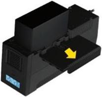 Actual product image Orvaldi ID600CH Uninterruptible Power Supply (UPS) Line-Interactive 0.6 kVA (600 VA, 360 W, Line-interactive UPS)