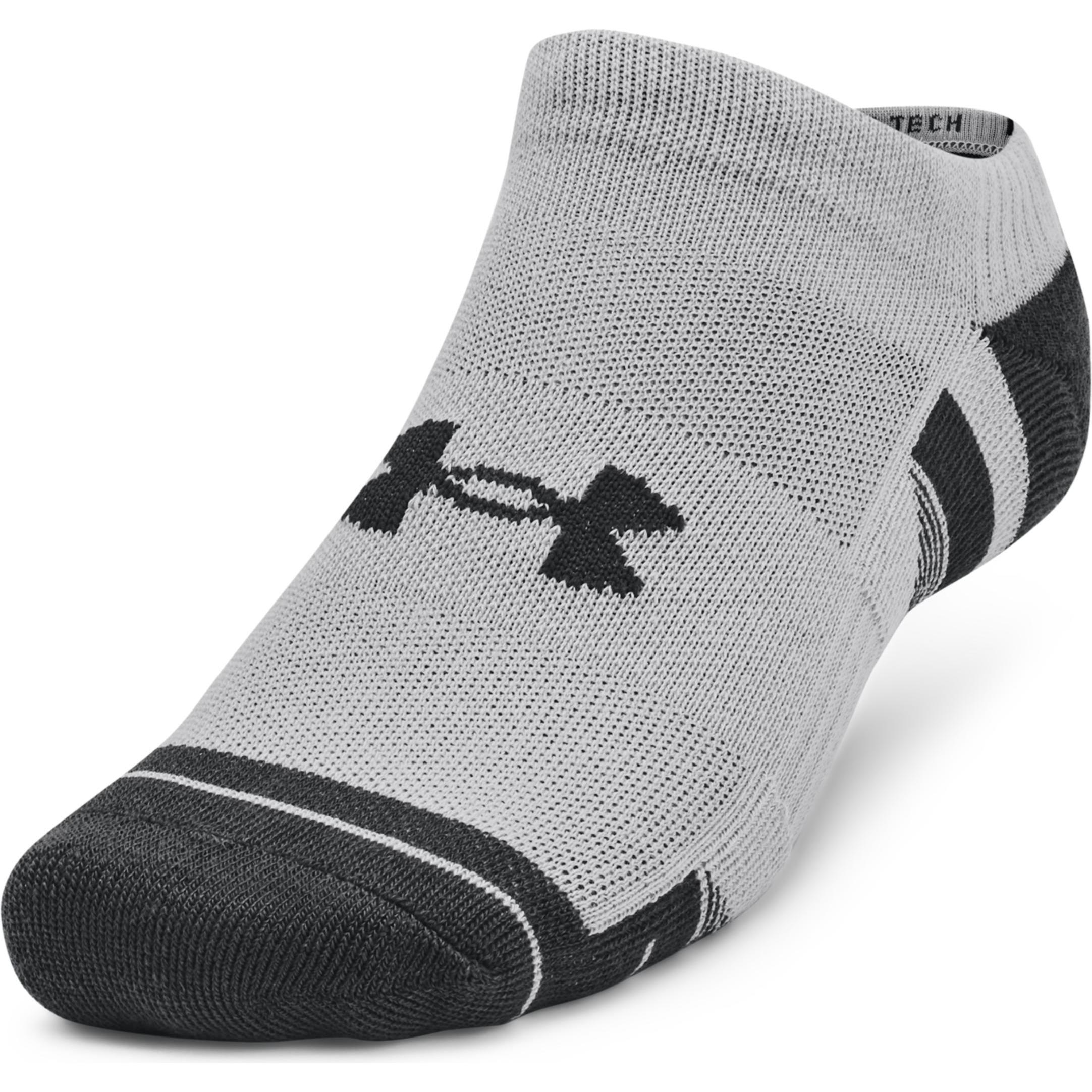Thumbnail - Under Armour, Herren, Sportsocken, Perf Tech 3er Pack Socken (L), Grau