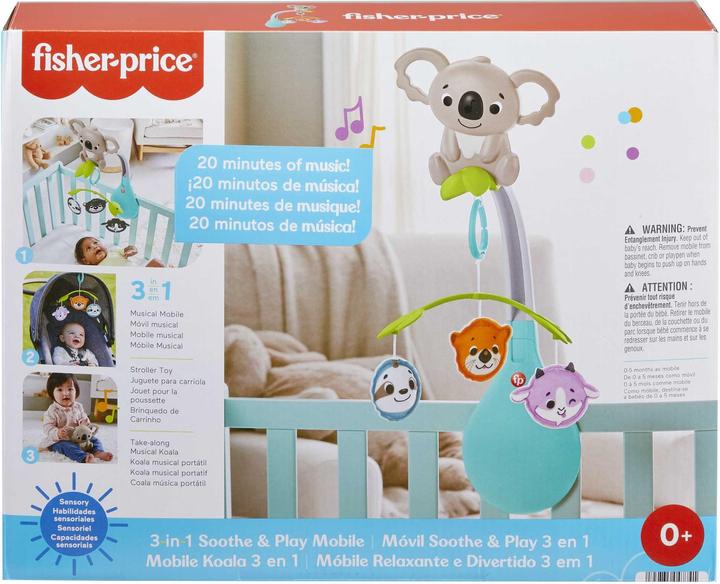 Image du produit Fisher-Price Jouet mobile 3 en 1 pour poussette