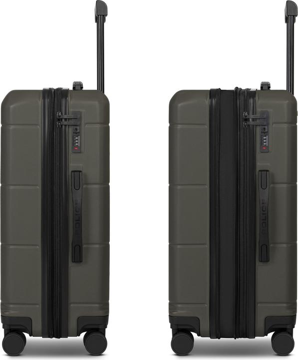 Produktbild Police 4 Rollen Trolley 64 cm mit Dehnfalte (63 l)