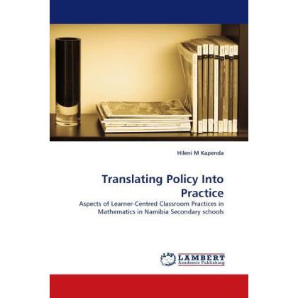 Translating Policy Into Practice, Fachbücher