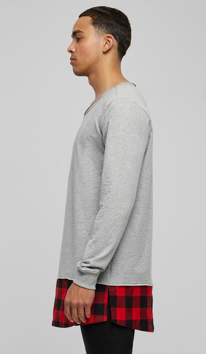 Produktbild Urban Classics Long Flanell Bottom Open Edge Crewneck (XL)
