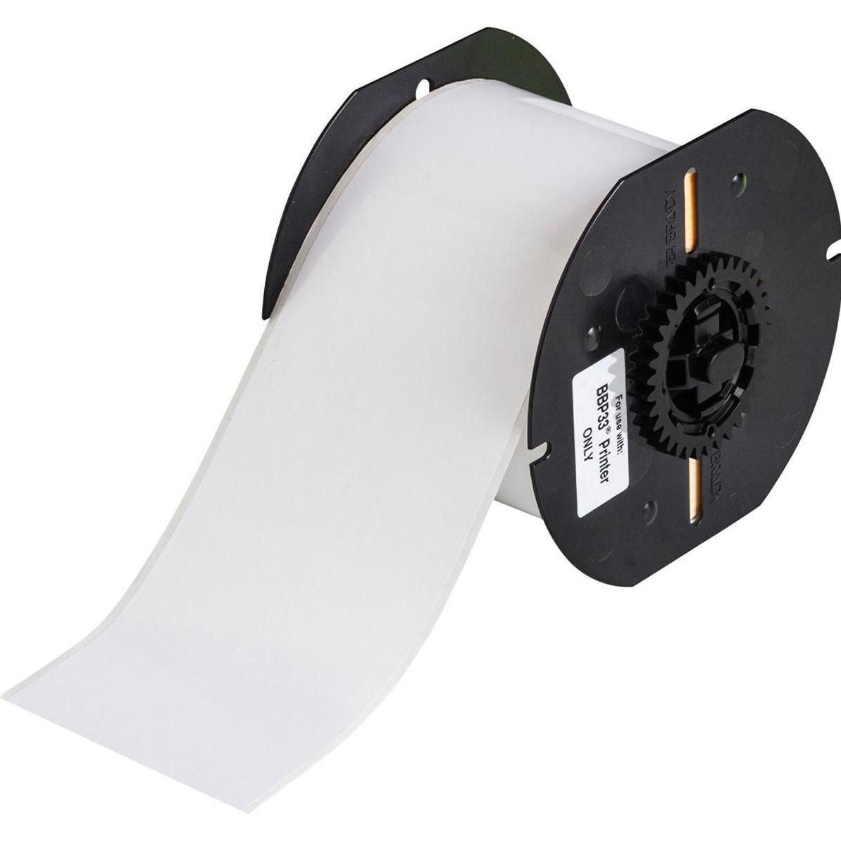Brady, Etiketten, B33C-3000-437, Polyvinylfluorid, Weiss, matt, 76.20 mm x 25.91 m, selbstverlöschend, permanen