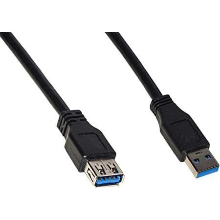 Link CAVO USB 3.0 A-A 3MT M/F PROLUNGA BK IN RAME, Cavo USB