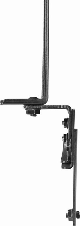 Produktbild Gembird Uniwersalne stalowe uchwyty/wsporniki ścienne czarne montowane na ścianie do 10kg (1 Stk., Wandmontage)