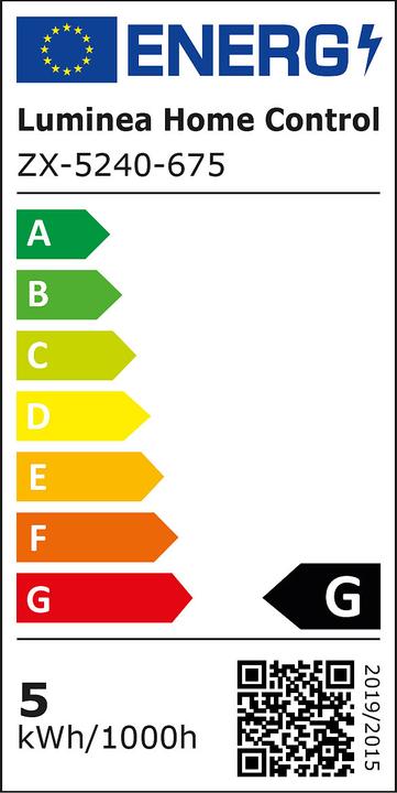 Energie-Label Luminea 2er-Set LED-Filament-Lampen E27 (E27, 300 lm, 2x)