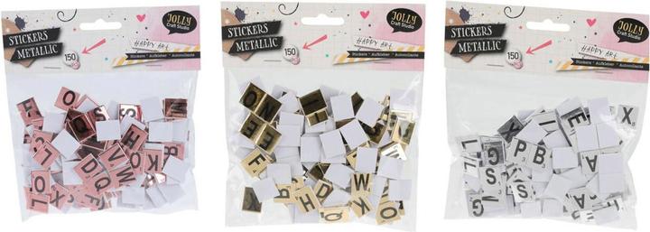 Actual product image Jolly Craft Studio Sticker EVA metallic letters, 150 pieces