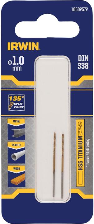 Actual product image Irwin Metal drill (1 millimetre)