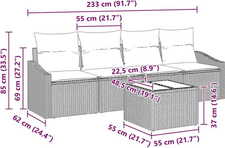 Produktbild vidaXL Kase