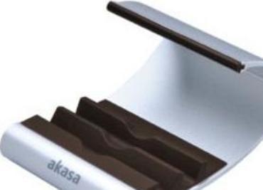 Produktbild Akasa Leo - Schreibtischständer für Tablet - braun - für Apple iPad (3. Generation)