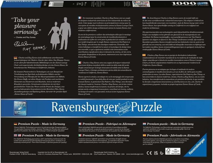 Produktbild Ravensburger Puzzle 12000400 - Eames Design Spektrum - 1000 Teile Eames Puzzle für Erwachsene und (1000 Teile)