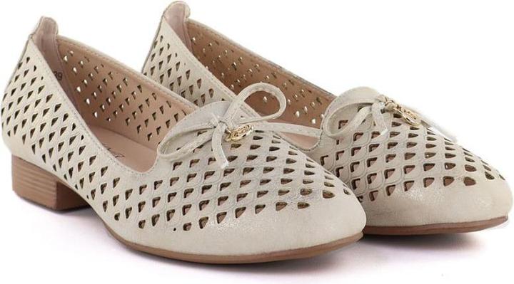 Image du produit Jezzi Women's openwork gold lords shoes 222-5 (40)