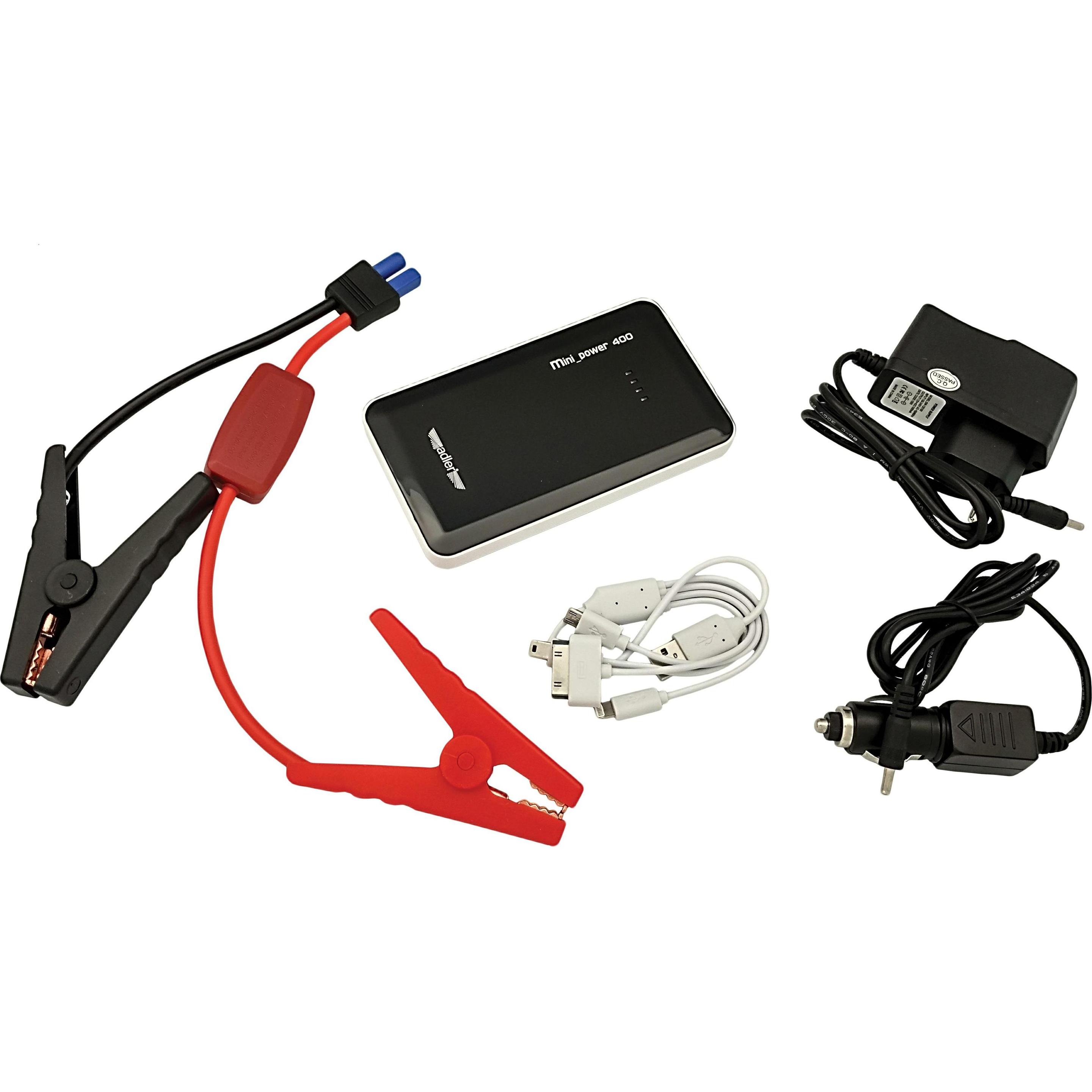 Adler Wilofunkcyjne Urządzenie Rozruchowe Power Bank Mini Power-400, Powerbank