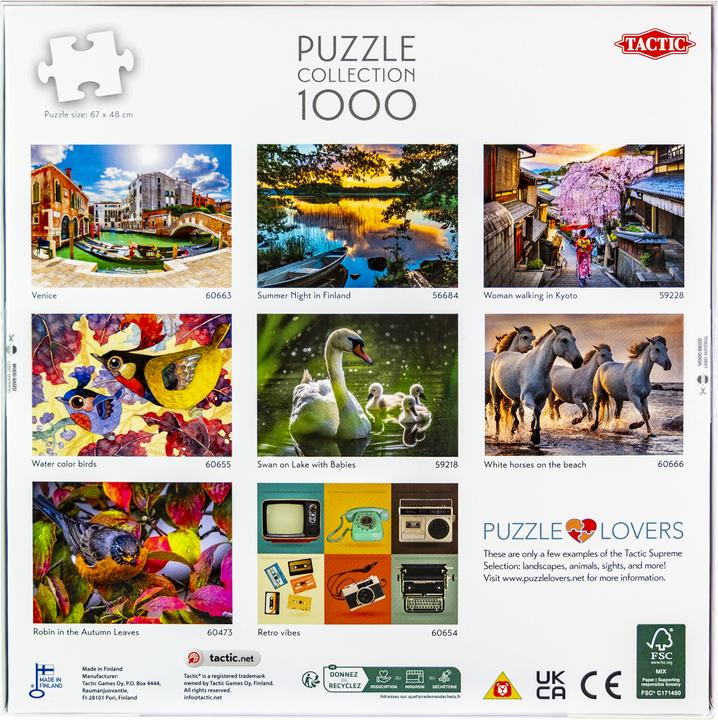 Produktbild Tactic Wisteria Alley In Blossom Puzzle, 1000 pieces (1000 Teile)
