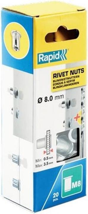 Rapid M8 Blindnietmuttern