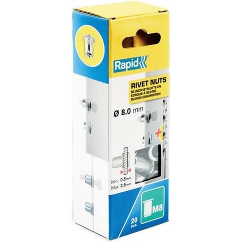Rapid, Zubehör Maschine, M8 Blindnietmuttern