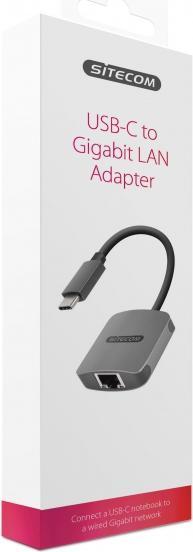 Produktbild Sitecom USB-C to GB LAN Adapter (USB-C)
