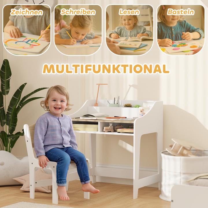 Produktbild Aiyaplay Kinderschreibtisch Set MDF Naturholz (Kindersessel)