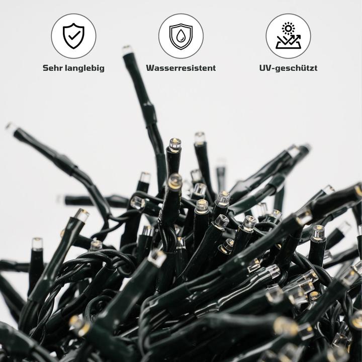 Image du produit Hermex LED Lichterkette 20m Cluster-Lichterkette Weihnachtsbeleuchtung (20 m)