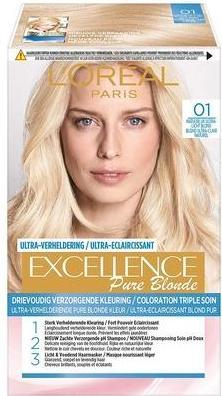 Produktbild L'Oréal Paris Loreal Excellence Natürliches Blond 01 Dauerhafte Haarfarbe (01)