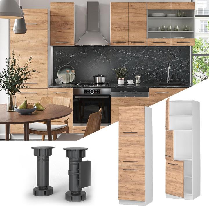 Actual product image Vicco Herdumbauschrank Fame-Line (60 x 58 x 206 cm)