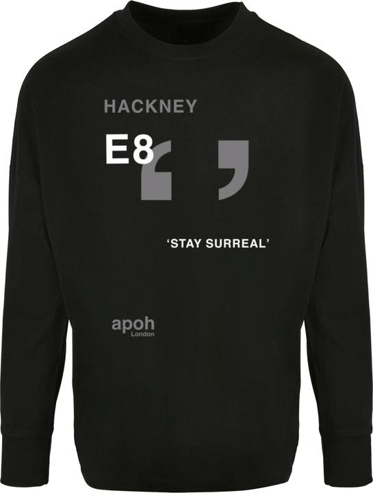 Produktbild Merchcode APOH - Surreal Hackney Slogan Oversized Longsleeve - 197667 (XL)
