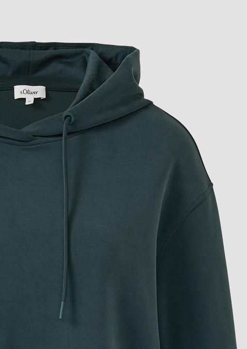 Produktbild s.Oliver Sweatshirt Scuba-Hoodie mit Seitenschlitzen (48)
