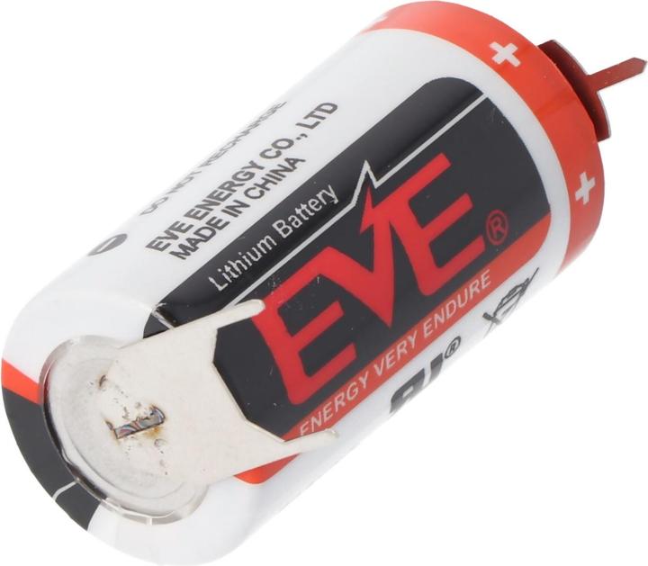 Immagine prodotto Eve Batterie Batteria CR17335 2/3A con contatti PCB +/- passo 7,6 mm (2/3 A, 1550 mAh)