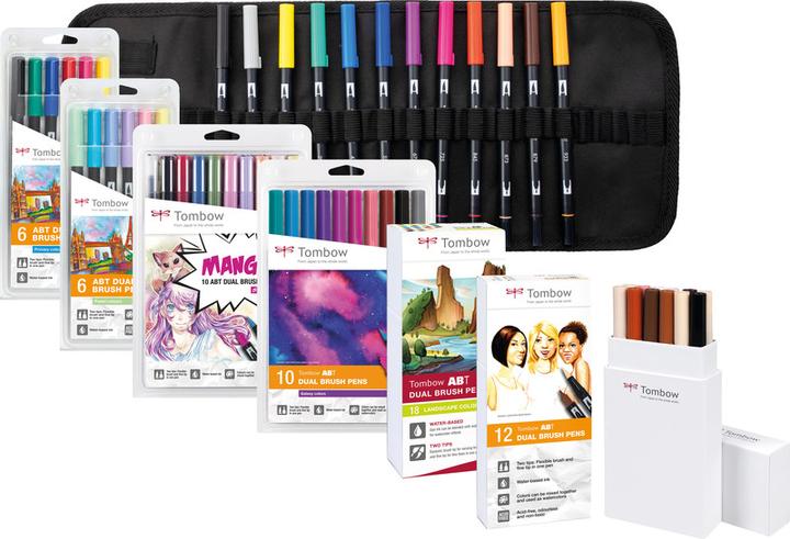 Actual product image Tombow ABT Dual Brush Pen (Pastel combination, 12 x)