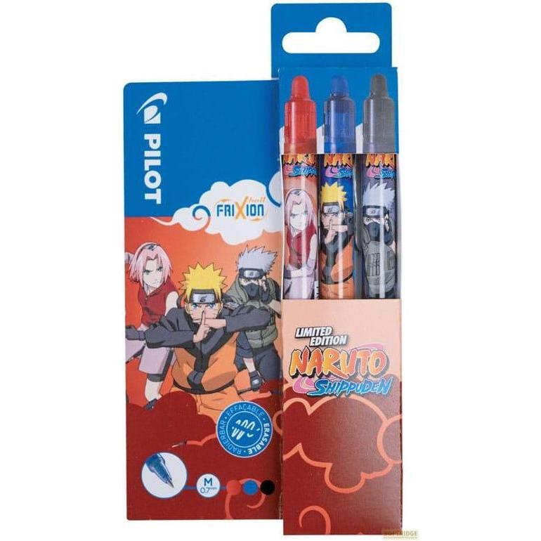Pilot, Schreibstifte, Naruto Limited Edition (Mehrfarbig, 3 x)