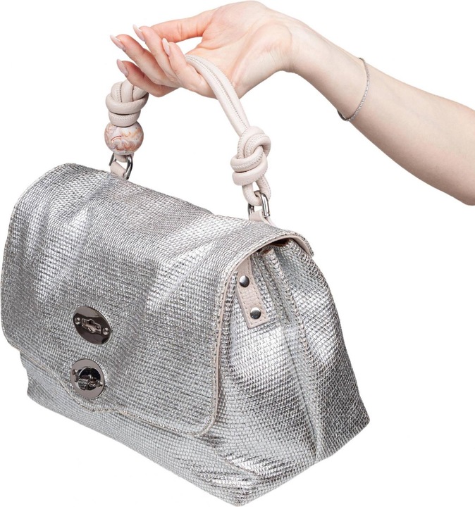 Produktbild Zanellato postina midollino s bag in raffia color silver