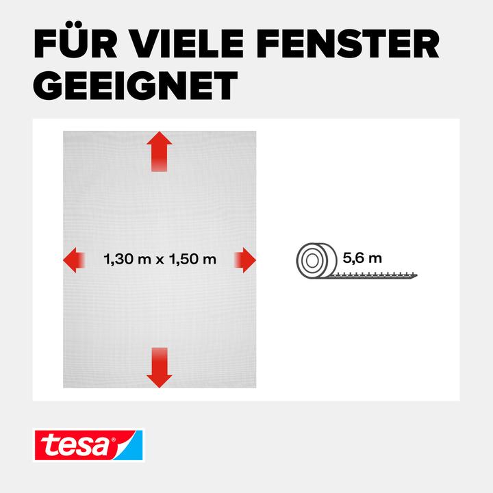Actual product image tesa Insect screen STANDARD window (130 x 150 cm)