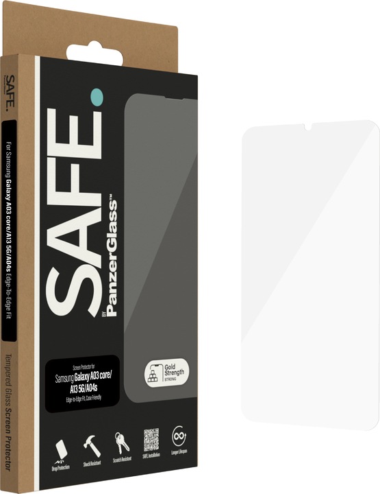 Produktbild Safe Ultra-Wide Fit (1 Stück, Samsung Galaxy A04S, Samsung Galaxy A04e, Samsung Galaxy A13 5G, Samsung Galaxy A03 Core)