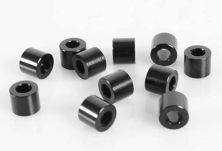 Produktbild Rc4Wd Spacers M3 5mm, Schwarz, 10 Stück
