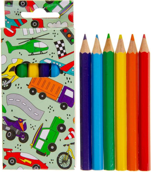 Immagine prodotto LG-Imports Buntstifte Fahrzeuge, 6-tlg. (6 x)