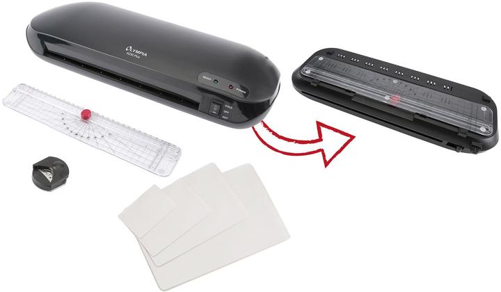 Actual product image Olympia A230Plus 4 in 1 set (70 - 125 µm, A4, A5, A6, Visiting card)