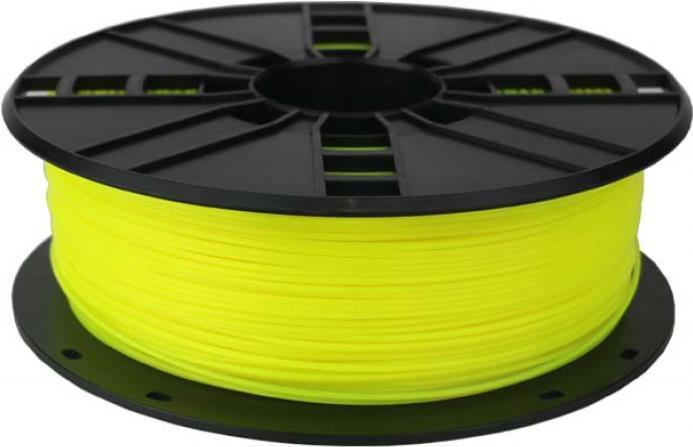 Actual product image Gembird Filament cassette PLA fluorrescent yellow 1.75mm 1kg narrow sp (PLA, 1.75 mm, 1000 g)