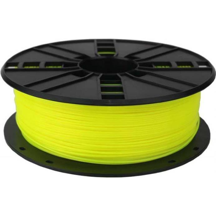 Thumbnail - Gembird Filamentcassette PLA fluorrescent gelb 1.75mm 1kg schmale Sp (PLA, 1.75 mm, 1000 g, Gelb), 3D Filament, Gelb
