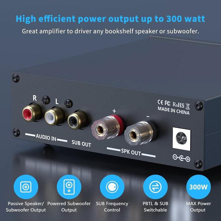 Actual product image Fosi Audio M03 Subwoofer Amp