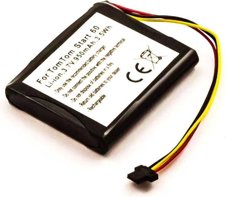 Batteria 3.7V 1.02Ah Li-ion per Batterie 3.7V 1.02Ah Li-ion pour GPS TomTom Start 60 M