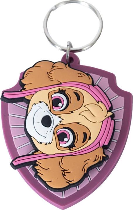 Actual product image Paw Patrol PVC Skye Spinner Keyring