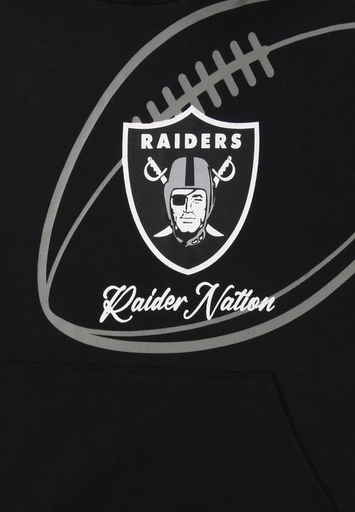 Actual product image Recovered Re:covered Fleece Hoody - PATCHES Las Vegas Raiders - 3XL (3XL)