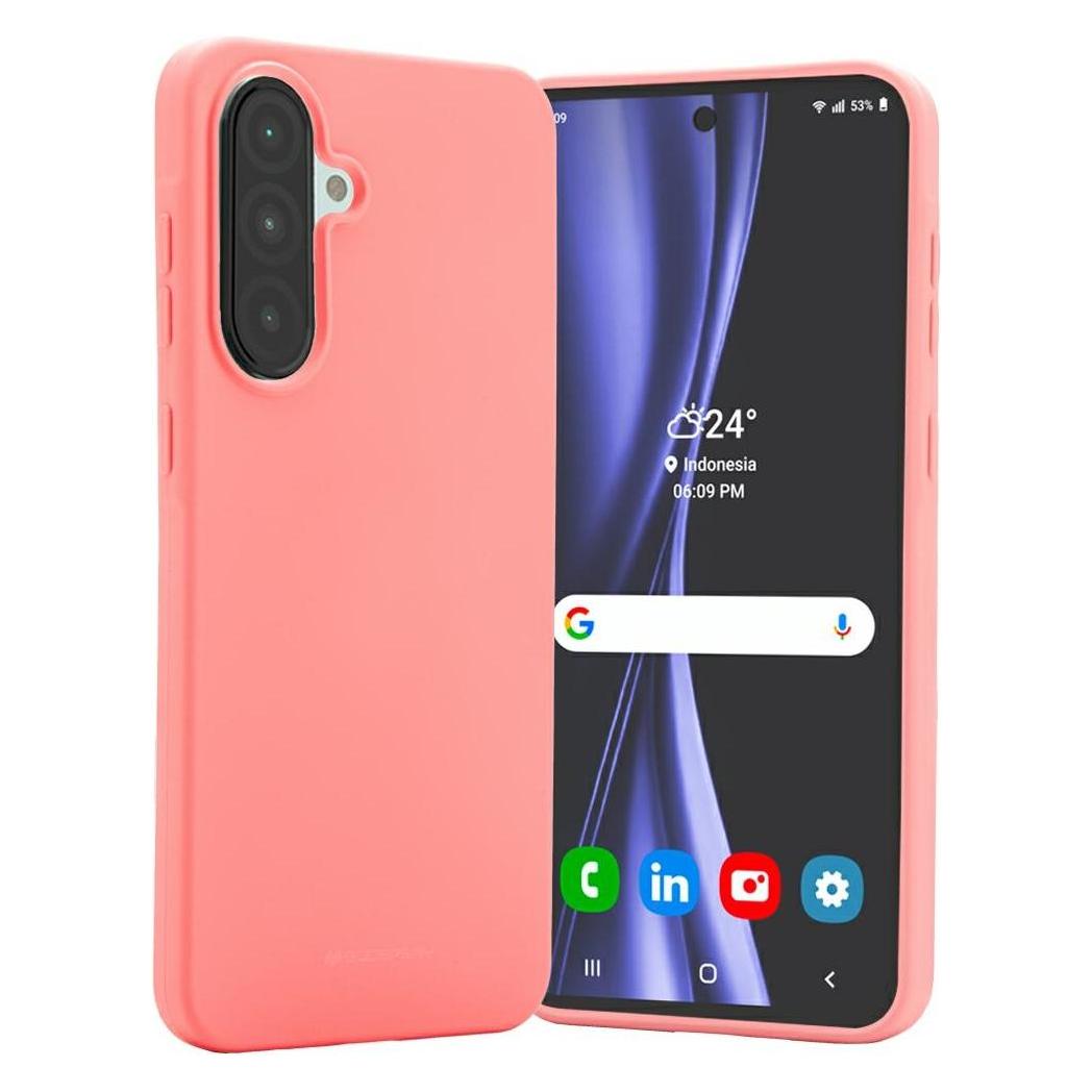 Mercury Etui Soft A36 A366 różowy/pink (Samsung Galaxy A36), Smartphonehoes, Roze