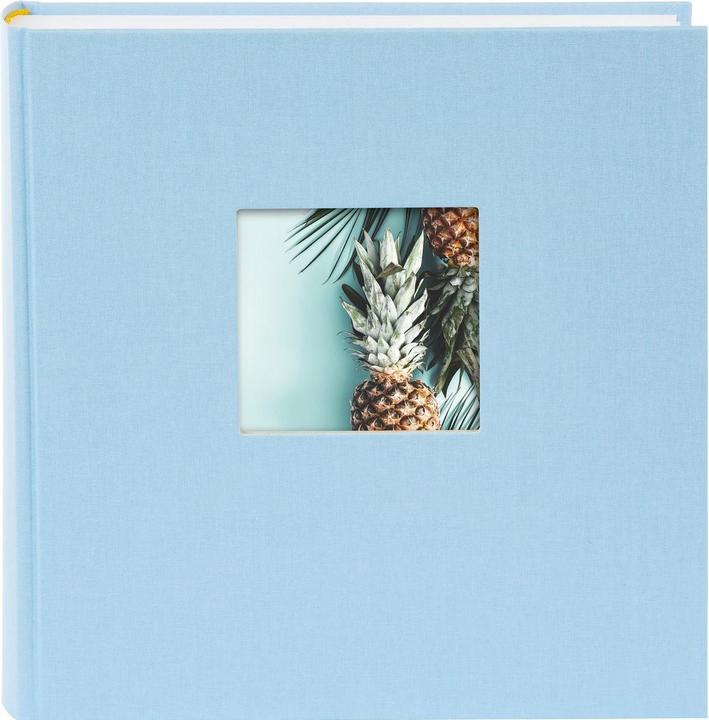 Produktbild Goldbuch Album 31 729 Bella Vista sky-blue 30x31 / 100psl, white leaves | angles / stickers bookbind (30 x 31 cm)