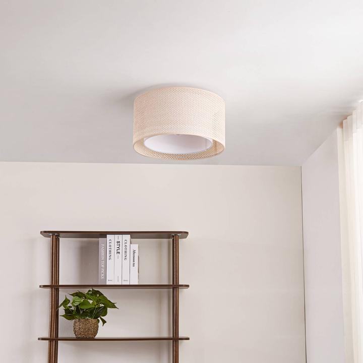 Actual product image Lindby Soula ceiling light fabric Ø 40 cm (E27)