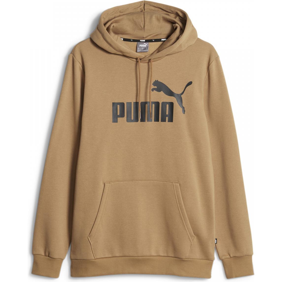 Puma, Herren, Pullover, ESS Big Logo Hoodie FL (s), Grau, (S)
