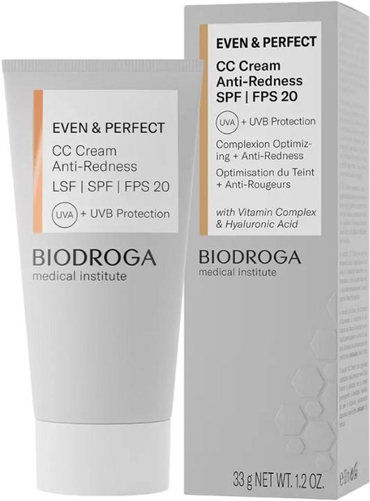 Actual product image Biodroga Medical Institute Even & Perfect CC Cream Anti-Redness SPF 20 30ml - Moisturizer Face Care