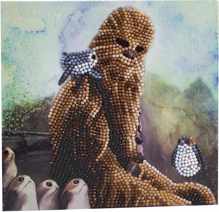 Actual product image Craft Buddy Chewbacca, Card 18x18cm Crystal Art