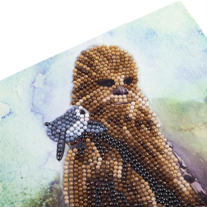 Actual product image Craft Buddy Chewbacca, Card 18x18cm Crystal Art