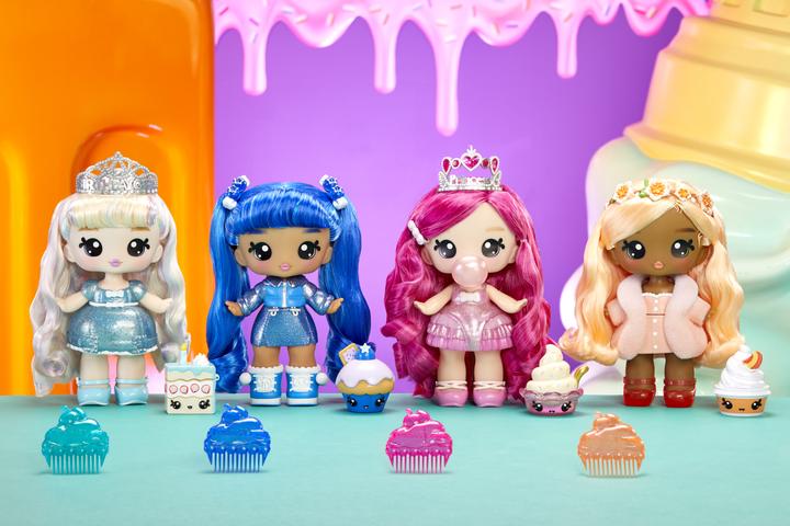 Actual product image MGA Yummiland large doll + lip gloss animal - Rory Blueberry